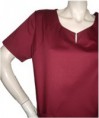 Ref 05045 - Túnica Linha Valentina | decote em bico | elástico atrás | dois bolsos (Senhora)